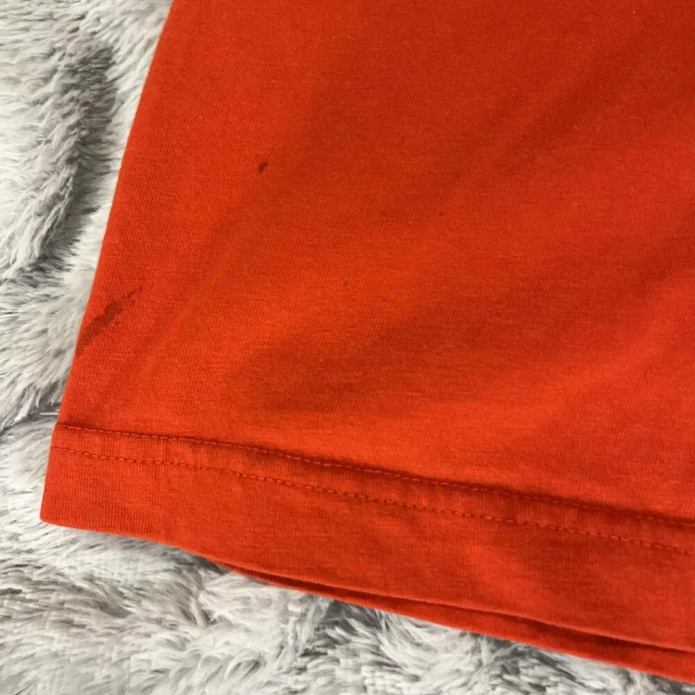 Nike T-Shirt Boys Medium (10-12) Orange Skateboarding Graphic Print Short Sleeve - Picture 4 of 6